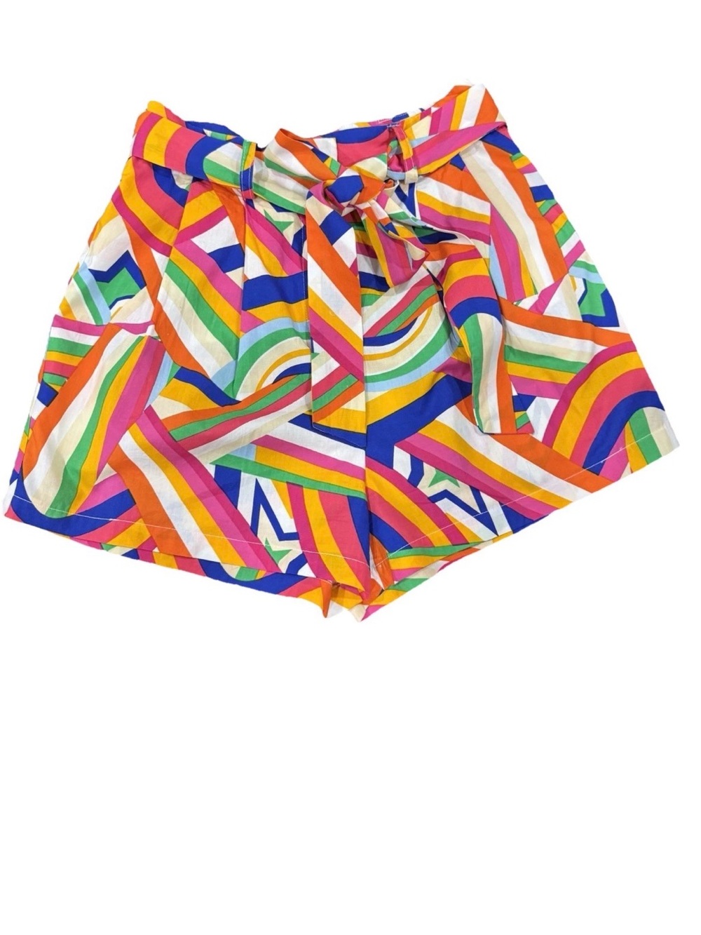 Flying Tomato Abstract Shorts Pleated Size Small - No pockets